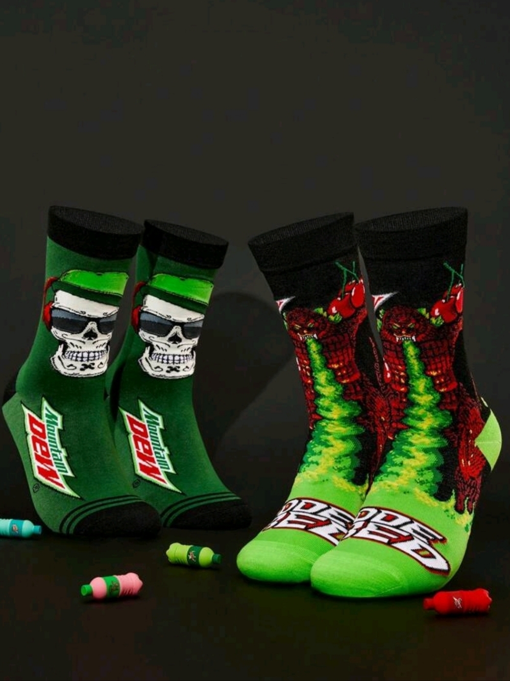 🆕️MT. DEW  Graphic Crew Socks - 2-Pack